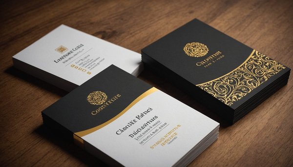 Carte de visite haut de gamme : les avantages de la dorure à chaud